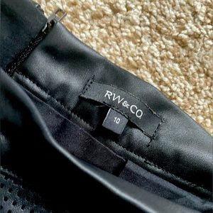 Rw&co vegan leather skirt